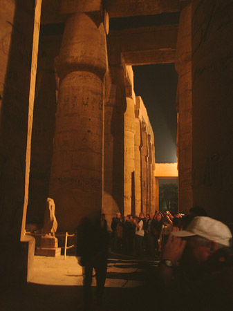Foto Karnak Tempel bei Nacht - 