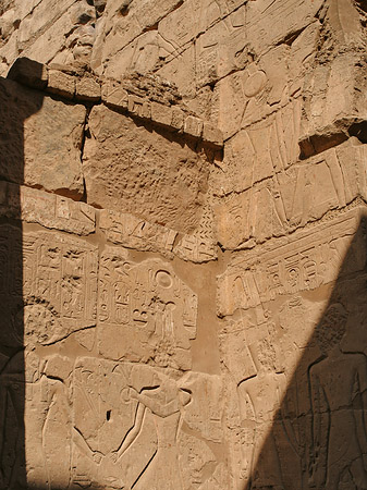 Foto Hieroglyphen - Luxor