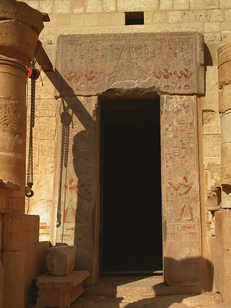 Eingang zu Tempel der Hatschepsut Foto 
