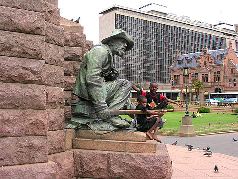 Statue von Paul Kruger Foto 