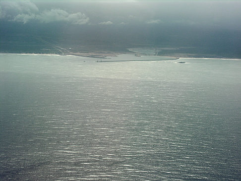 Foto Das Meer vom Flugzeug aus - 