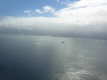 Das Meer vom Flugzeug aus Fotos