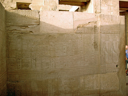 Hieroglyphen Foto 