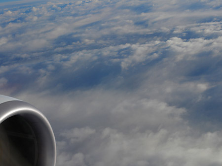 Flugzeug Turbine Foto 