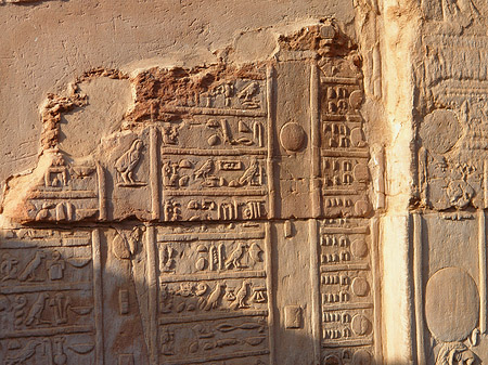 Hieroglyphen Foto 