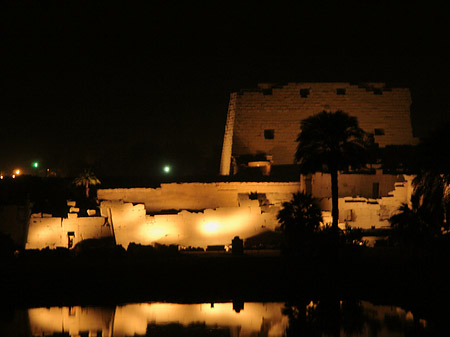 Foto Karnak Tempel bei Nacht - 