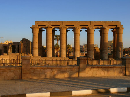 Fotos Luxor Tempel bei Sonnenuntergang