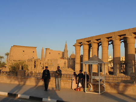 Foto Luxor Tempel bei Sonnenuntergang - Luxor