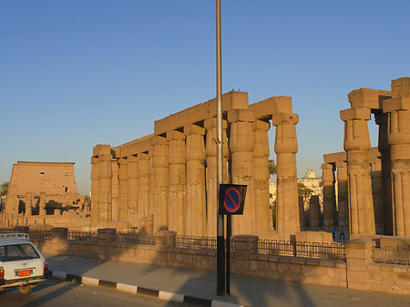 Foto Luxor Tempel bei Sonnenuntergang - Luxor