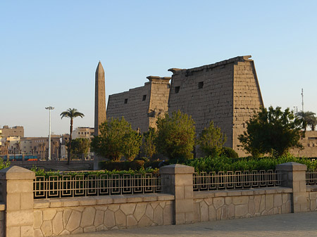 Fotos Luxor Tempel bei Sonnenuntergang