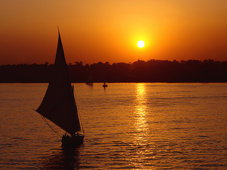 Foto Schöner Sonnenuntergang - Luxor