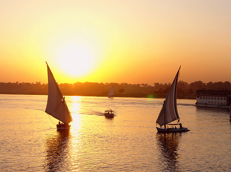 Foto Sonnenuntergang - Luxor