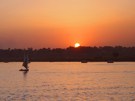 Foto Sonnenuntergang - Luxor