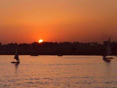 Foto Sonnenuntergang - Luxor