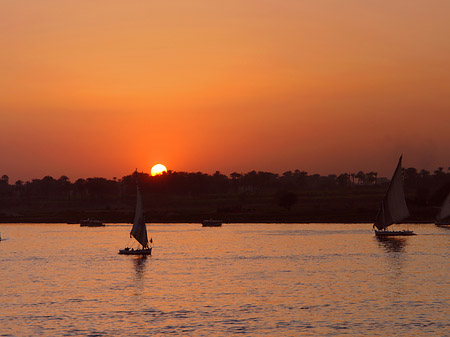 Foto Sonnenuntergang - Luxor