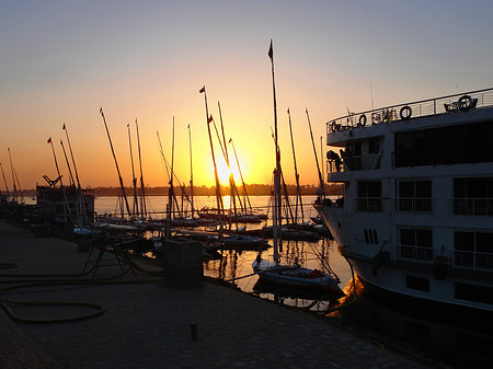 Foto Sonnenuntergang - Luxor