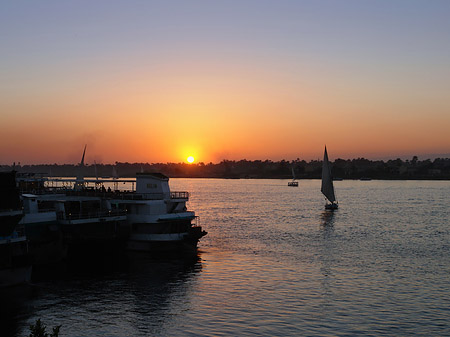Foto Sonnenuntergang - Luxor