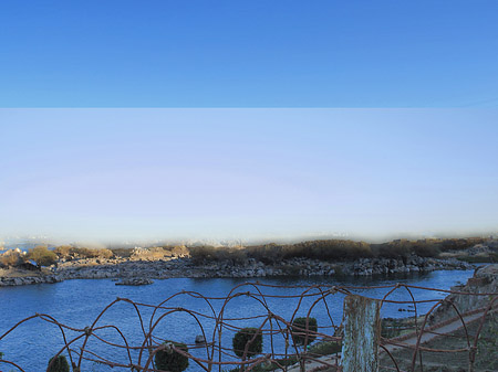 Blick über Landschaft