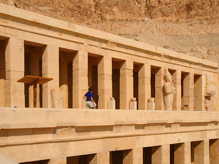 Fotos Eingang zu Tempel der Hatschepsut