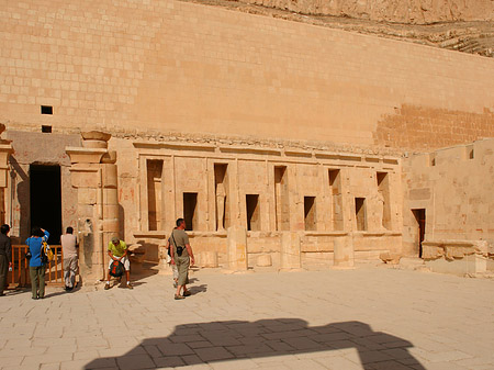 Fotos Eingang zu Tempel der Hatschepsut