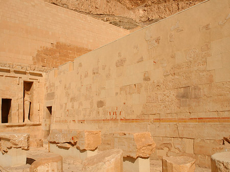 Fotos Eingang zu Tempel der Hatschepsut