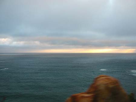Blick vom Kap auf das Meer Fotos