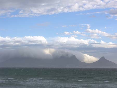 Foto Der Tafelberg mit Wasser